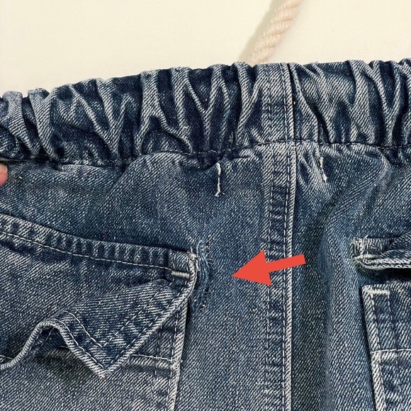 Dr. Collectors Drop Crotch Denim Pant Braided Rope Waist Low Slung Jeans Small - Picture 11 of 14